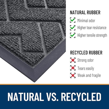 OLANLY Front Door Mat Indoor Outdoor Entrance, Waterproof All-Season, - Image 5