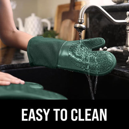 BPA-Free Silicone Oven Mitts Ultra Heat Resistant up to 500°F - Image 6