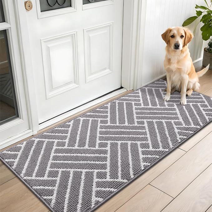 OLANLY Long Indoor Door Mat, 59x20 Inch, Dirt Resistant and Absorbent, Non-Slip by OLANLY