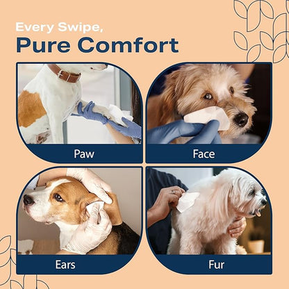 Pet Wipes for Dogs and Cats Plant Based – Unscented Dog Wipes for Paws and Butt - Image 5