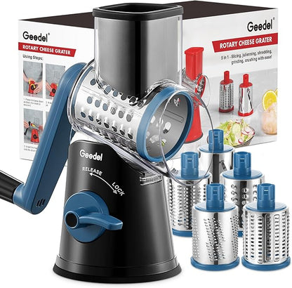 Geedel Rotary Cheese Grater Cheese Shredder by Geedel