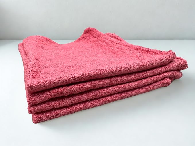 Angel-in-Armor Red Shop Towels – 500 Unit Box of Lint-Free Cotton Shop Towel - Image 7