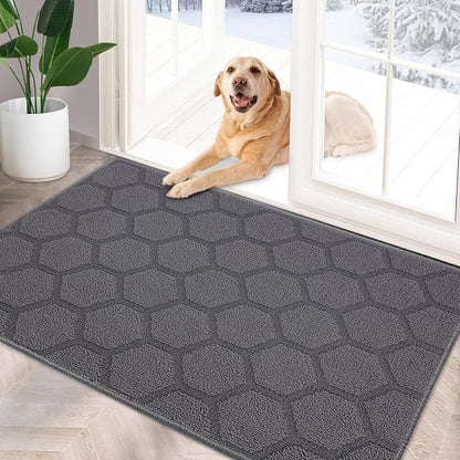 FONEYI Indoor Door Mat, Entrance Rug 24" x 36" Non-Slip Rubber Backing by FONEYI