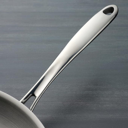 Tramontina Tri-Ply Clad Stainless Steel 6-Quart Saute Pan - Image 4