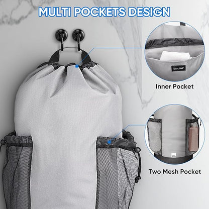 BALEINE 150L Laundry Bag Backpack, 900D Oxford Fabric Large Travel Laundry Bags - Image 3