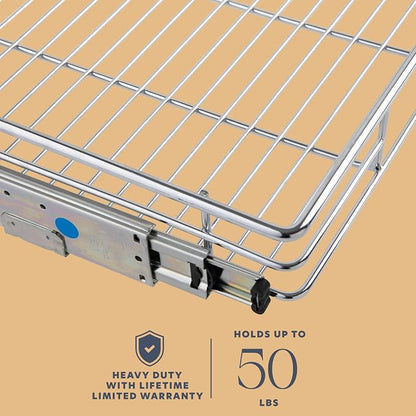 HOLDN’ STORAGE Pull Out Cabinet Organizer, Heavy Duty Caddy w/Lifetime Limited - Image 5