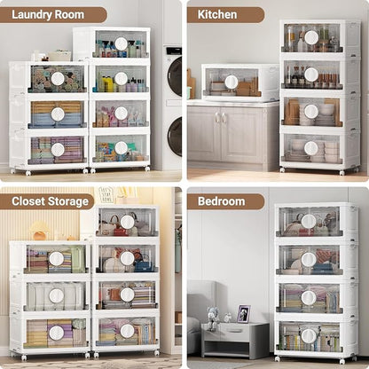 BROVIEW 480Qt Lockable Stackable Storage Bins - Image 7