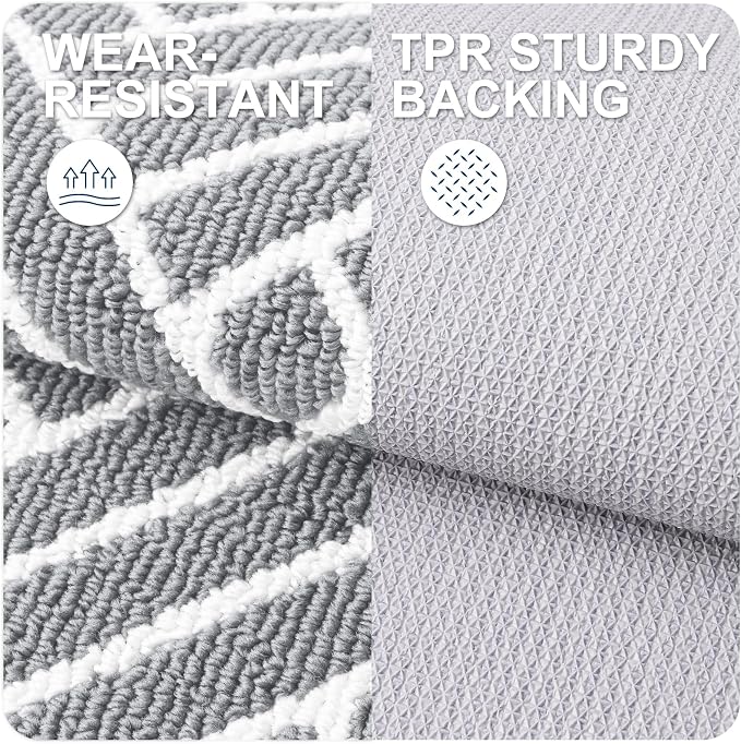 OLANLY Indoor Door Mat, 32x20 Inch, Dirt Resistant and Absorbent, Non-Slip - Image 3