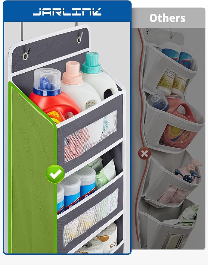 JARLINK 2 Pack Over The Door Organizer, 5 Shelf Door Hanging Organizer - Image 4