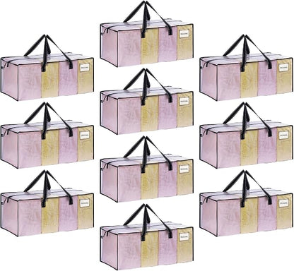 VENO 10 Pack Moving Bags Extra Large Storage Bags by Veno
