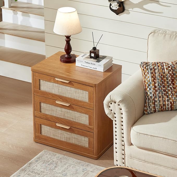 LEYAOYAO Rattan Night Stand - Image 5