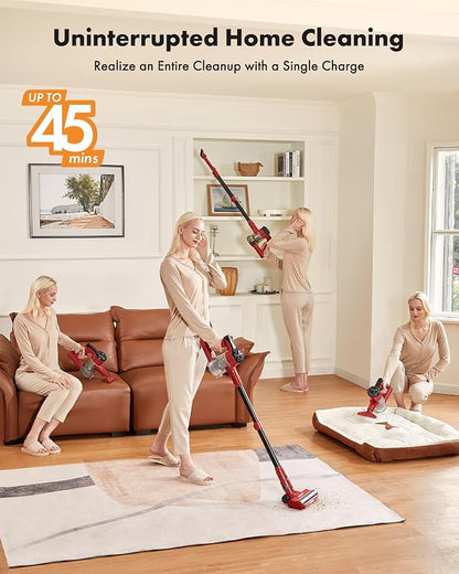 Trucozie Cordless Vacuum Cleaner, 8-in-1 Lightweight Stick Vacuum - Image 3