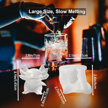 3D Axolotl Ice Cube Silicone Molds Tray - Image 7
