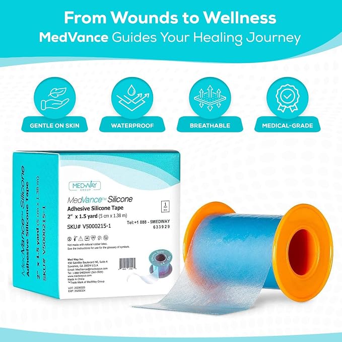 MedVance Silicone Tape 2" Wide Soft - Image 2