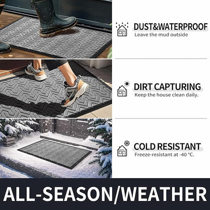 Yimobra Large Door Mat Outside Entrance 47x32, Waterproof Heavy Duty Outdoor - Image 5