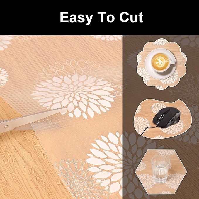 Cooyes Shelf Liners for Kitchen Cabinets Waterproof & Oil-Proof Kitchen - Image 6