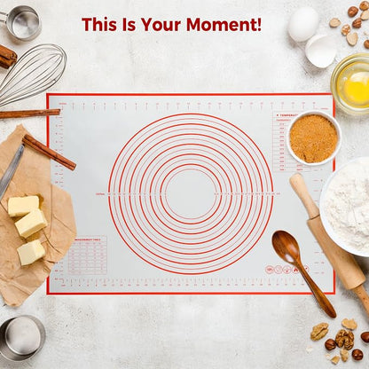 Extra Large Nonstick Silicone Pastry Mat 28x20Inch - Image 5