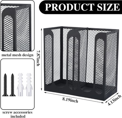 Maxcheck Metal Mesh Cup and Lid Holder Coffee Paper Cup Dispenser Lid Holder - Image 2