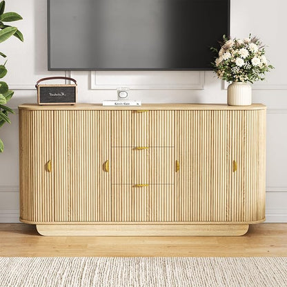 63" Tambour Dresser for Bedroom - Image 9