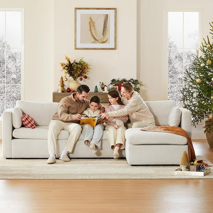 CHITA Oversized Modular Sectional Sofa, FSC Certified L Shaped Sectional Couches - Image 7