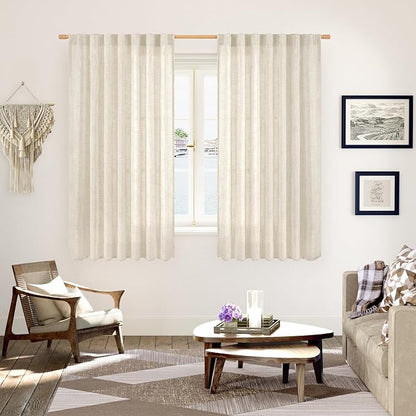 YoungsTex Linen Curtains 60 Inch Wide - Image 2