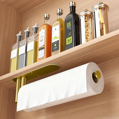 Paper Towel Holder Under Cabinet, 13Inch Self-Adhesive or Wall Paper Towel - Image 8