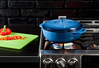 Lodge 3 Quart Enameled Cast Iron Dutch Oven - Image 2