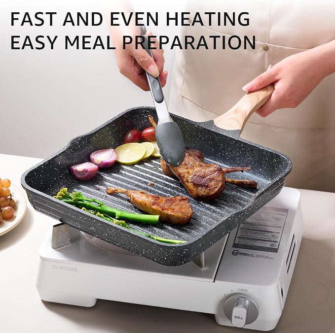 JEETEE 24Pcs Ceramic Cookware Set, Kitchen Healthy Non Toxic Induction Cookware - Image 9