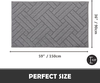 Door Mat Indoor Doormat, Entryway Rug Door Mats Non-Slip Rubber Backing - Image 2