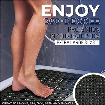 ENKOSI Extra Large Square Non Slip Shower Mat - Image 6