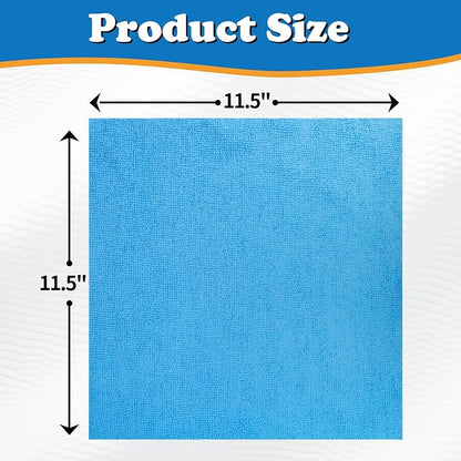 FIXSMITH Microfiber Cleaning Cloth, Shop Towels Bulk, Microfiber Towels - Image 7