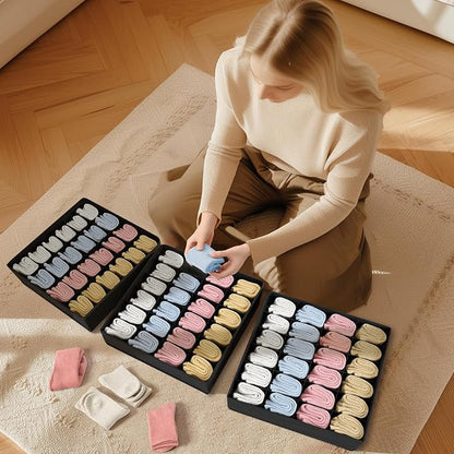 Joyoldelf Sock Organizer Drawer Organizer - Image 7