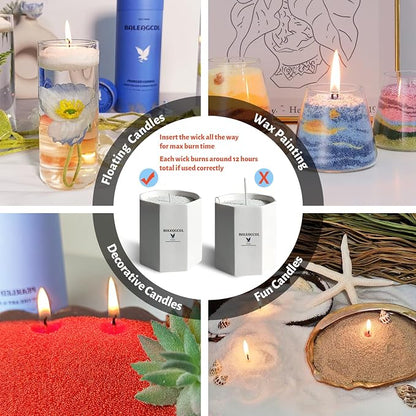 Camellia Scented Red Pearled Candle 18oz Luxury Sand Candle Granulated Wax - Image 4
