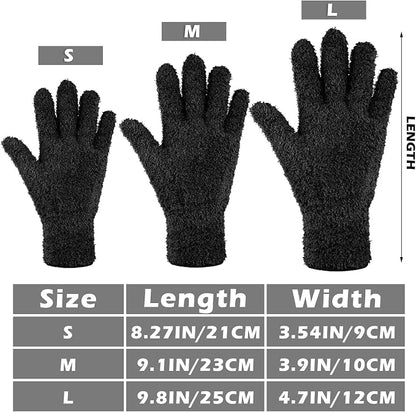Patelai 3 Pairs Microfiber Plant Dusting Gloves Leaf Cleaning Gloves - Image 3