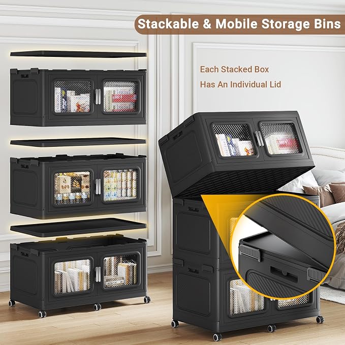 BROVIEW 880 Qt Stackable Storage Bin - Image 3