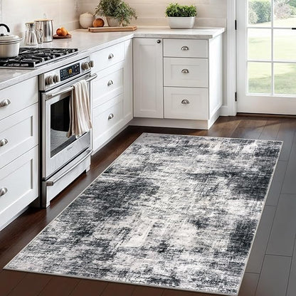 IOHOUZE Abstract Area Rug 4x6 Ft Washable Rugs - Image 2