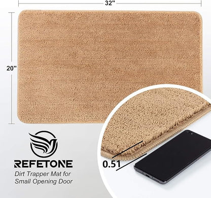 REFETONE Indoor Door Mat, Front Back Door Mat, Non-Slip Absorbent Resist Dirt - Image 3