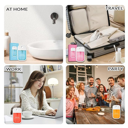 Power Mist Hydrating Hand Sanitizer Spray, Portable Travel-Size Hand Sanitizer Spray, 500-Sprays Each，Suitable for Both Adults and Children (Lavender)