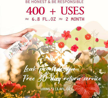 Clean-n-Fresh Toilet Spray 6.8 Oz, Hibiscus Scent, Bathroom Odor Deodorizer - Image 4