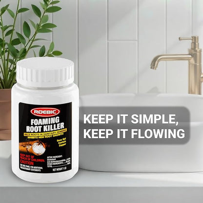 Roebic FRK Foaming Tree Root Killer, Chemical Septic System, Drain Field and - Image 5