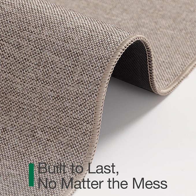 LUMI Ultra Thin Door Mat for Entryway, Low Profile Non Slip Rubber Backing - Image 6