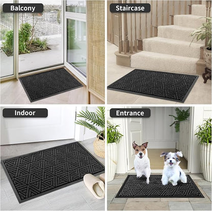 Yimobra Large Door Mat 36x24, All-Weather Waterproof Non-Slip Welcome Matt - Image 9