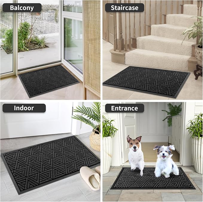 Yimobra Outdoor Mats for Front Door 29.5x17, All-Weather Waterproof Non-Slip - Image 8