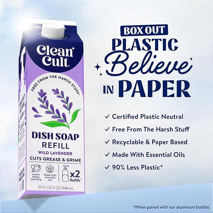 Cleancult Dish Soap Liquid Refill - Image 2