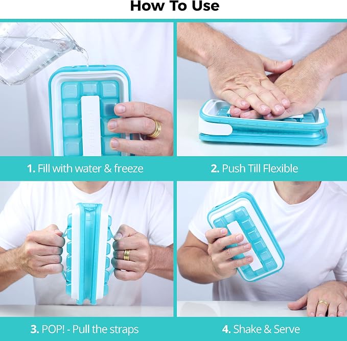 ICEBREAKER POP - 4 IN 1 - DISPENSER - MAKER - BIN - ICE PACK - Make And Serve - Image 5