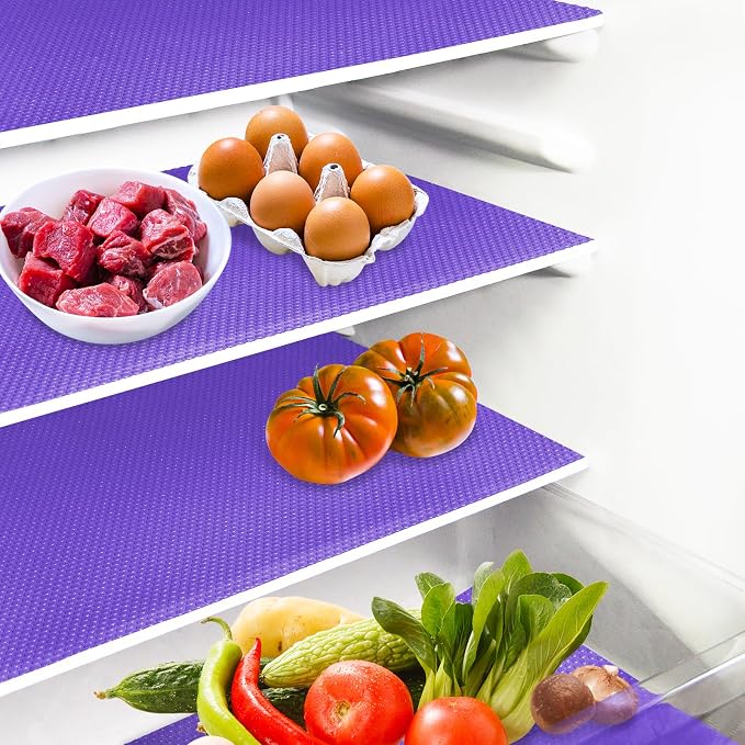 Daixer 20Pcs Refrigerator Liners, Washable Fridge Liner Shelf Mats Refrigerator by Daixers