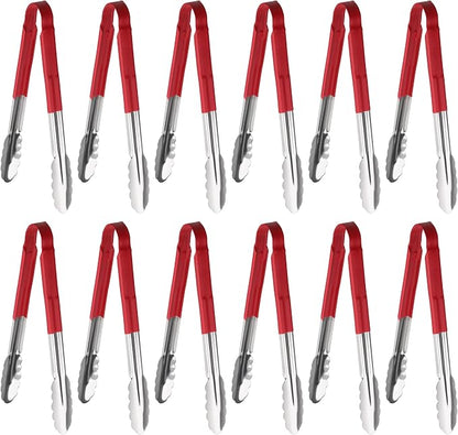 New Star Foodservice 35773 12-Inch Utility Spring Tongs, Stainless Steel by NewStarFoodservice