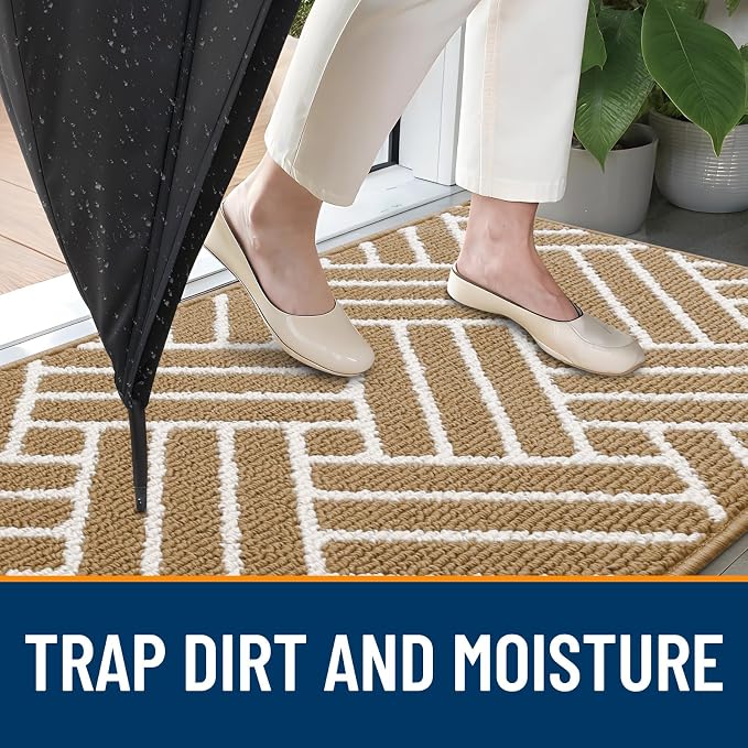 OLANLY Indoor Door Mat, 48x32 Inch, Dirt Resistant and Absorbent, Non-Slip - Image 2