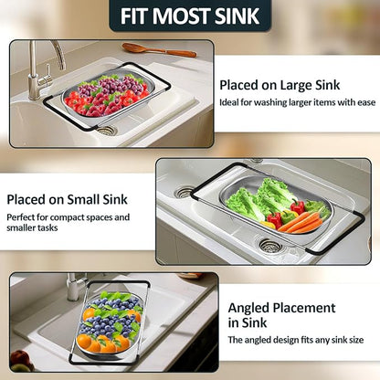 Over the Sink Colander - Image 5