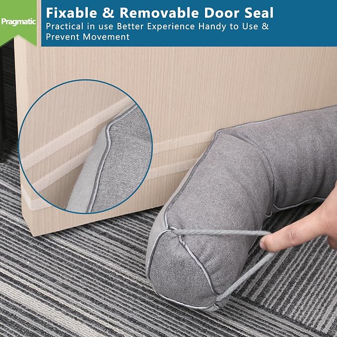 Triangular Under Door Draft Stopper 32 inch Heavy Duty Door Draft Blocker - Image 3